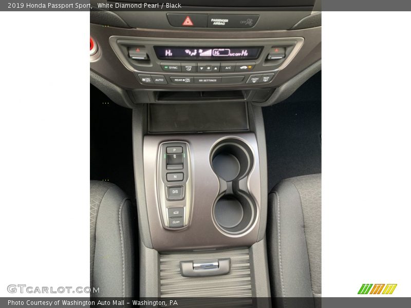 White Diamond Pearl / Black 2019 Honda Passport Sport