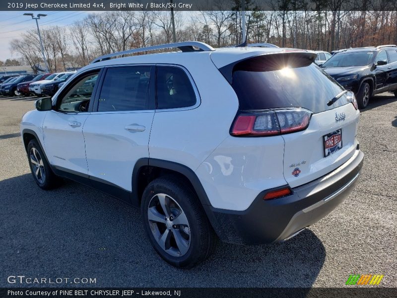 Bright White / Black/Ski Grey 2019 Jeep Cherokee Limited 4x4