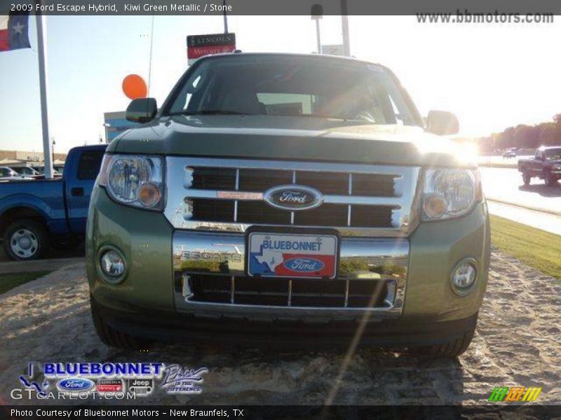 Kiwi Green Metallic / Stone 2009 Ford Escape Hybrid