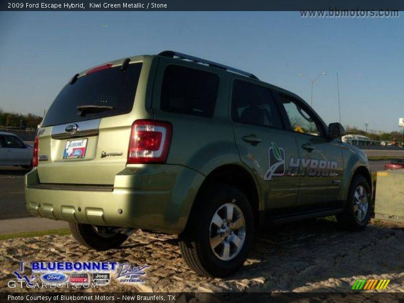 Kiwi Green Metallic / Stone 2009 Ford Escape Hybrid