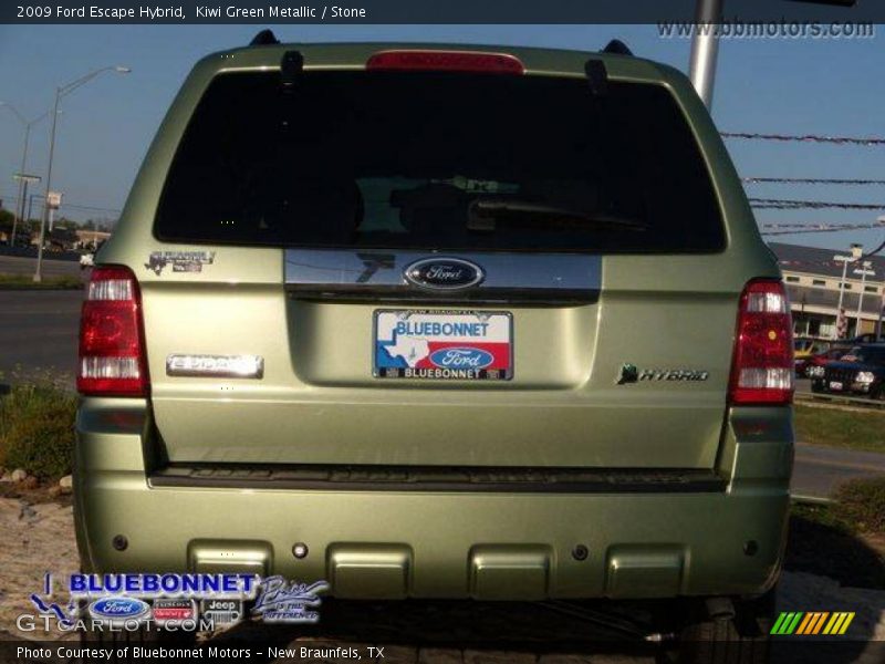 Kiwi Green Metallic / Stone 2009 Ford Escape Hybrid
