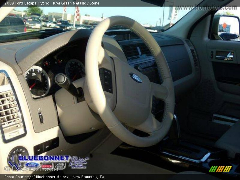 Kiwi Green Metallic / Stone 2009 Ford Escape Hybrid