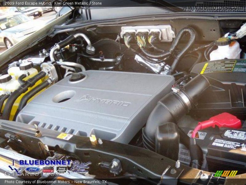 Kiwi Green Metallic / Stone 2009 Ford Escape Hybrid