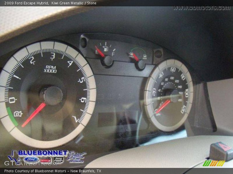 Kiwi Green Metallic / Stone 2009 Ford Escape Hybrid