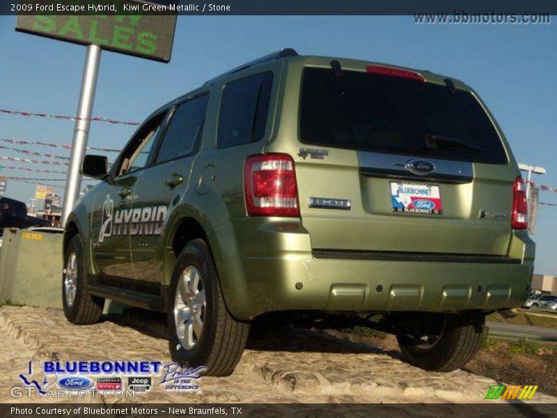 Kiwi Green Metallic / Stone 2009 Ford Escape Hybrid
