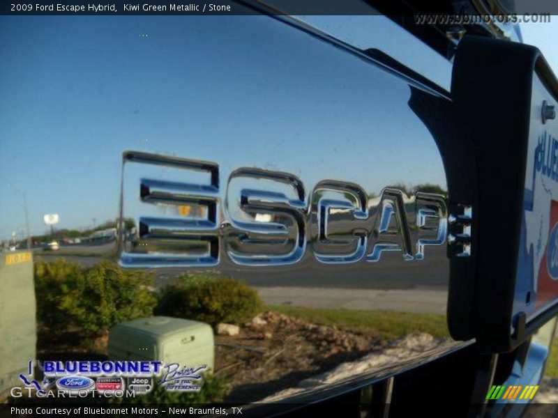 Kiwi Green Metallic / Stone 2009 Ford Escape Hybrid