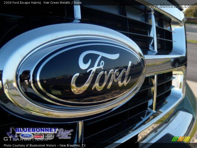 Kiwi Green Metallic / Stone 2009 Ford Escape Hybrid