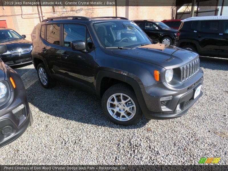 Granite Crystal Metallic / Black 2019 Jeep Renegade Latitude 4x4