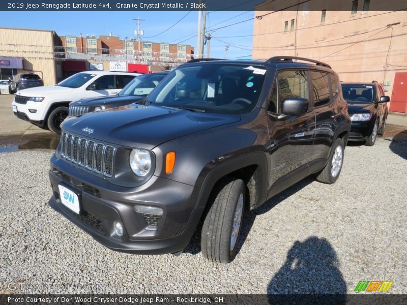 Granite Crystal Metallic / Black 2019 Jeep Renegade Latitude 4x4