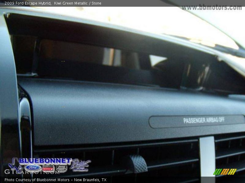 Kiwi Green Metallic / Stone 2009 Ford Escape Hybrid