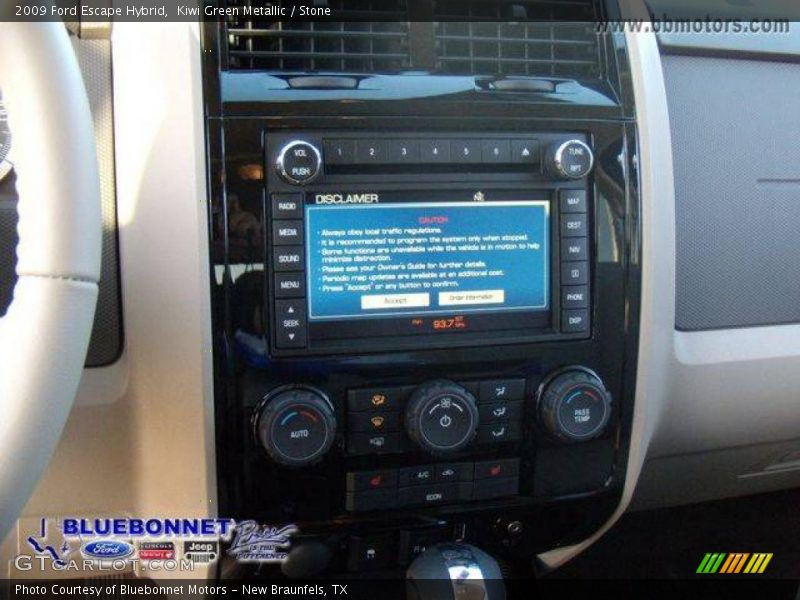 Kiwi Green Metallic / Stone 2009 Ford Escape Hybrid