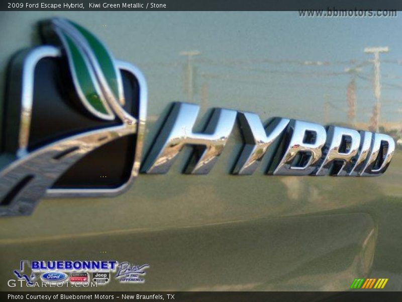Kiwi Green Metallic / Stone 2009 Ford Escape Hybrid