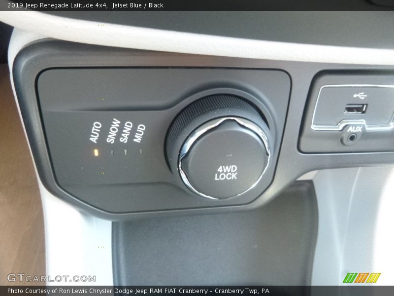 Jetset Blue / Black 2019 Jeep Renegade Latitude 4x4