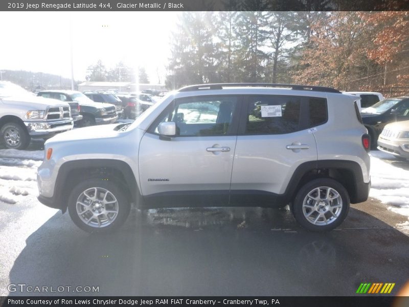 Glacier Metallic / Black 2019 Jeep Renegade Latitude 4x4