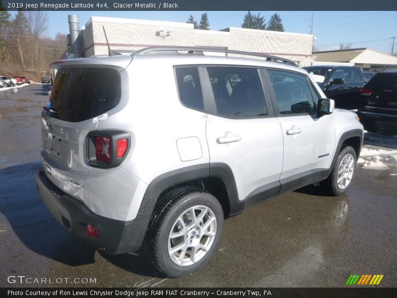 Glacier Metallic / Black 2019 Jeep Renegade Latitude 4x4