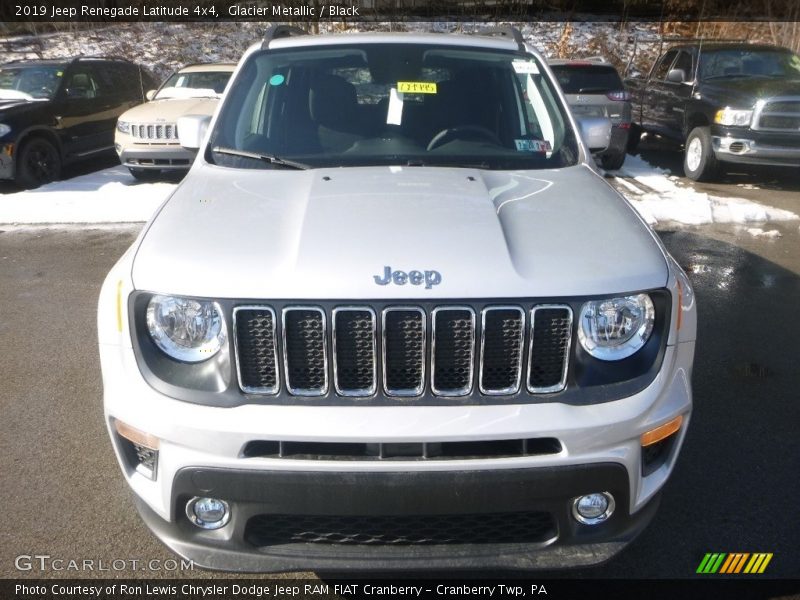 Glacier Metallic / Black 2019 Jeep Renegade Latitude 4x4