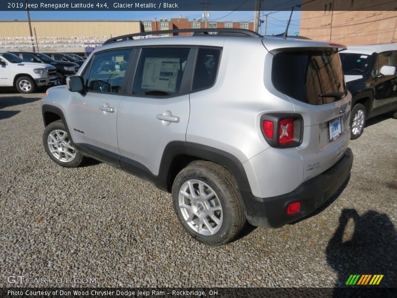 Glacier Metallic / Black 2019 Jeep Renegade Latitude 4x4