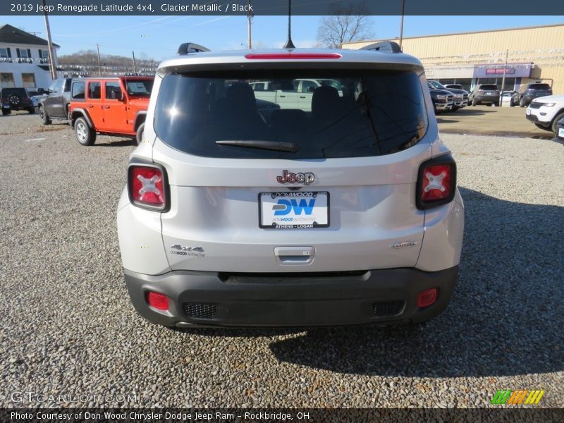 Glacier Metallic / Black 2019 Jeep Renegade Latitude 4x4