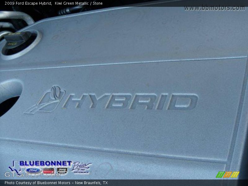 Kiwi Green Metallic / Stone 2009 Ford Escape Hybrid