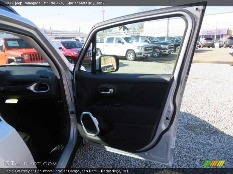 Glacier Metallic / Black 2019 Jeep Renegade Latitude 4x4
