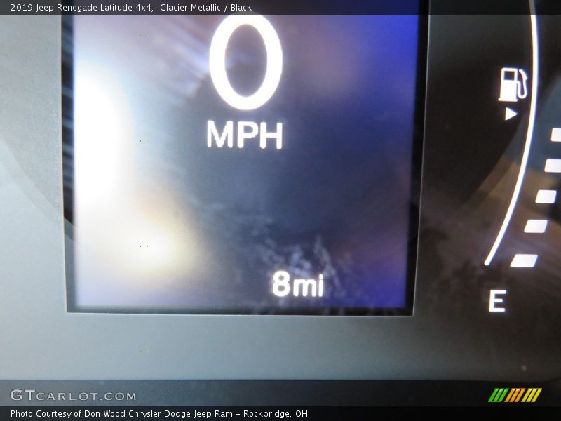 Glacier Metallic / Black 2019 Jeep Renegade Latitude 4x4