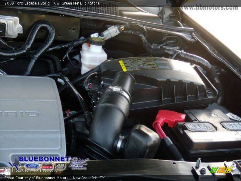Kiwi Green Metallic / Stone 2009 Ford Escape Hybrid