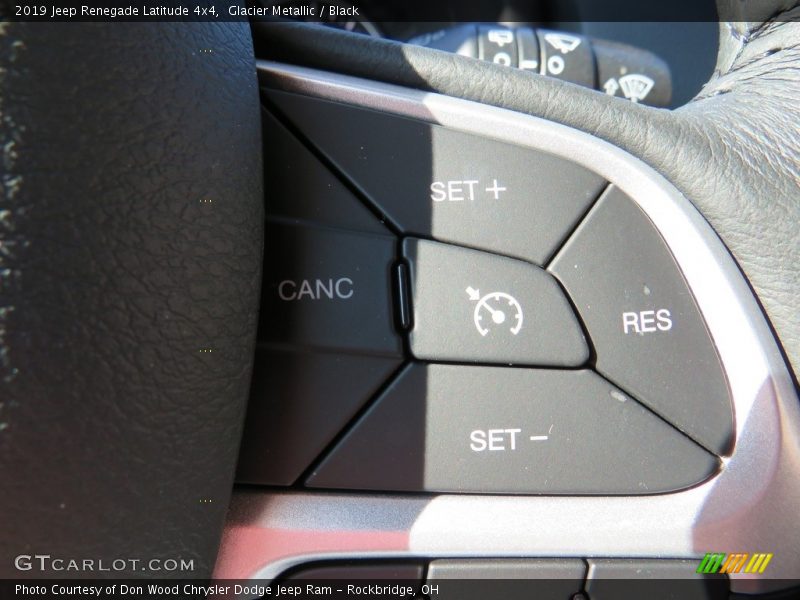Glacier Metallic / Black 2019 Jeep Renegade Latitude 4x4