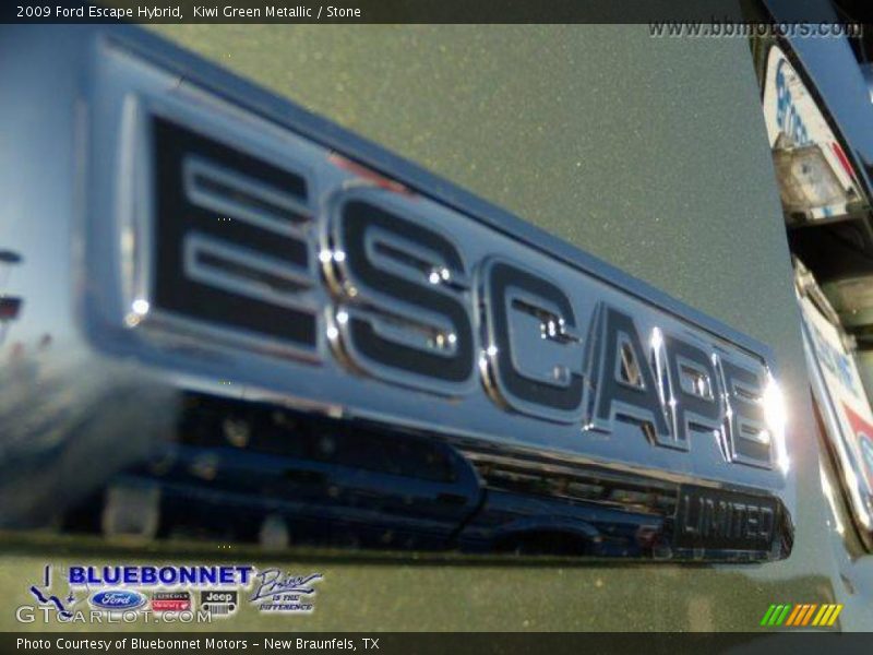 Kiwi Green Metallic / Stone 2009 Ford Escape Hybrid