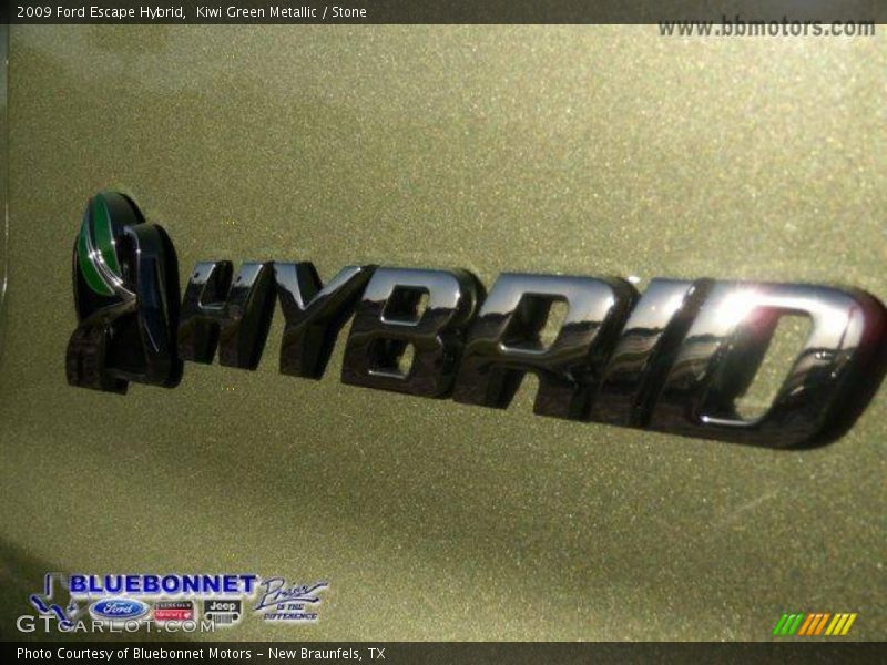 Kiwi Green Metallic / Stone 2009 Ford Escape Hybrid