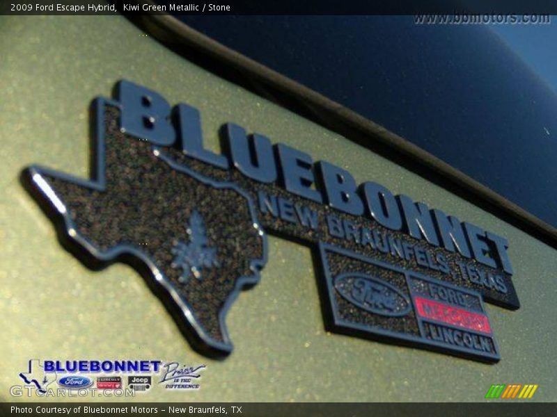 Kiwi Green Metallic / Stone 2009 Ford Escape Hybrid