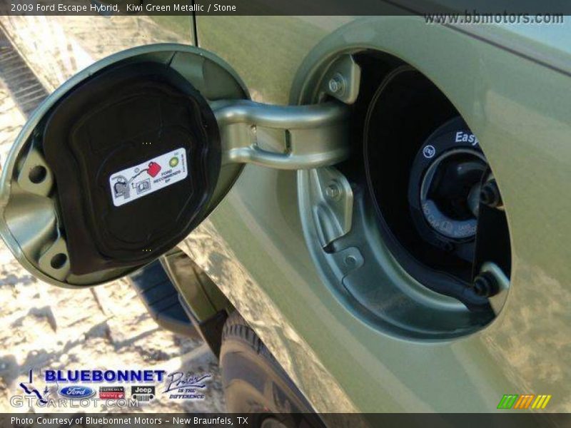 Kiwi Green Metallic / Stone 2009 Ford Escape Hybrid