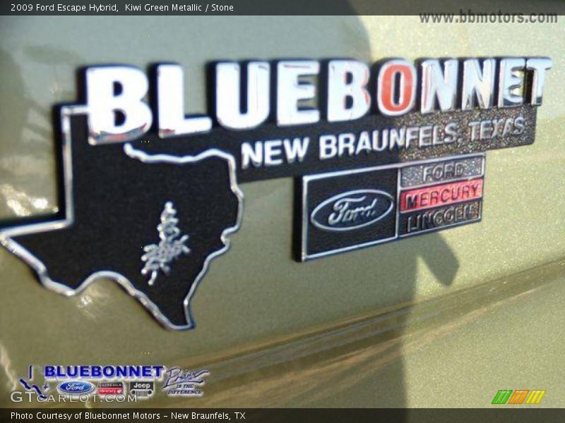 Kiwi Green Metallic / Stone 2009 Ford Escape Hybrid