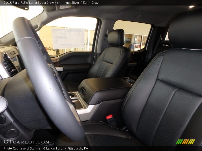 Ingot Silver / Earth Gray 2018 Ford F150 Lariat SuperCrew 4x4