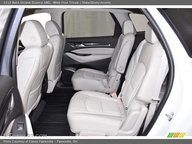 White Frost Tricoat / Shale/Ebony Accents 2019 Buick Enclave Essence AWD