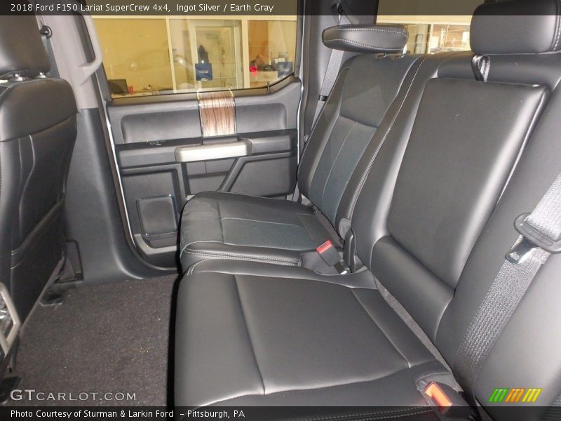 Ingot Silver / Earth Gray 2018 Ford F150 Lariat SuperCrew 4x4