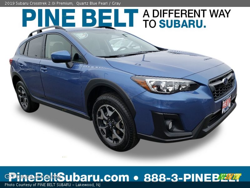 Quartz Blue Pearl / Gray 2019 Subaru Crosstrek 2.0i Premium