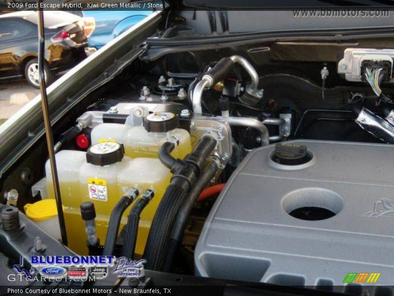 Kiwi Green Metallic / Stone 2009 Ford Escape Hybrid