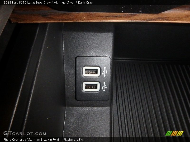 Ingot Silver / Earth Gray 2018 Ford F150 Lariat SuperCrew 4x4