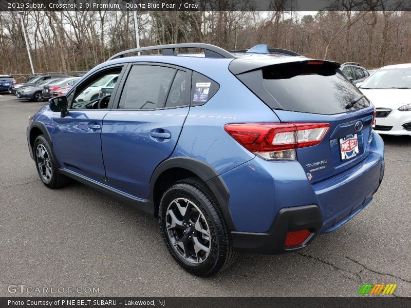 Quartz Blue Pearl / Gray 2019 Subaru Crosstrek 2.0i Premium