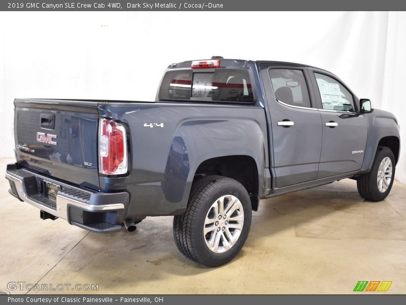 Dark Sky Metallic / Cocoa/­Dune 2019 GMC Canyon SLE Crew Cab 4WD