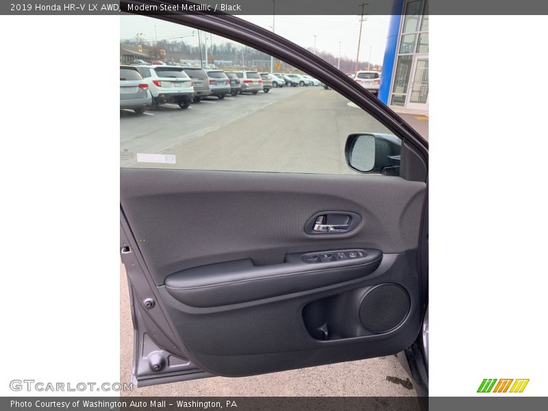Modern Steel Metallic / Black 2019 Honda HR-V LX AWD