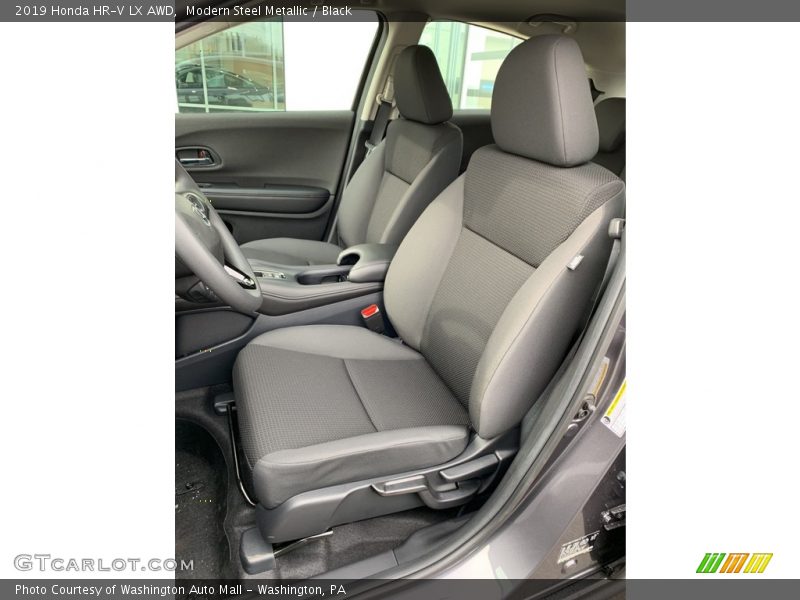 Modern Steel Metallic / Black 2019 Honda HR-V LX AWD