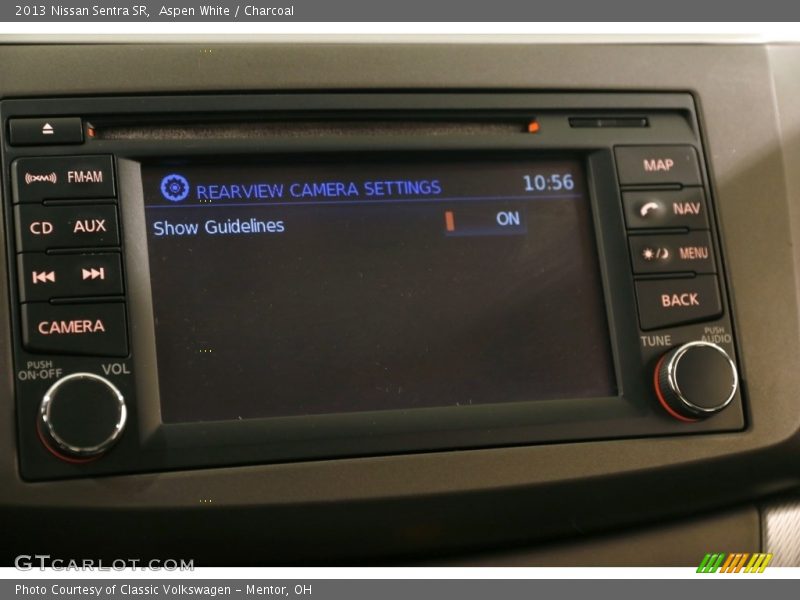Aspen White / Charcoal 2013 Nissan Sentra SR