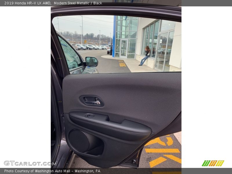 Modern Steel Metallic / Black 2019 Honda HR-V LX AWD