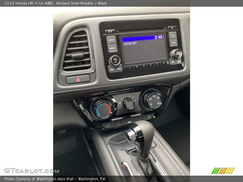 Modern Steel Metallic / Black 2019 Honda HR-V LX AWD