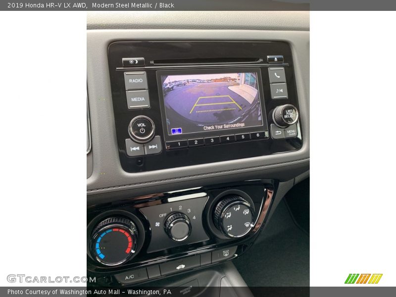 Modern Steel Metallic / Black 2019 Honda HR-V LX AWD