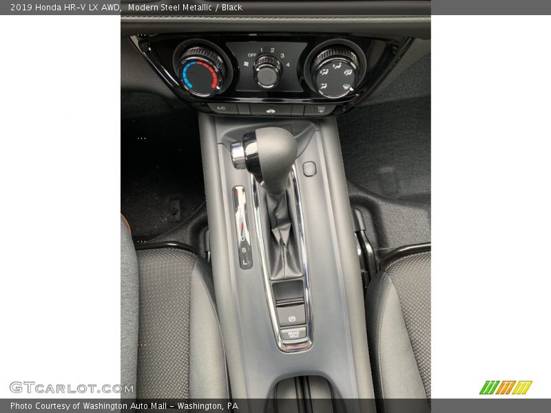 Modern Steel Metallic / Black 2019 Honda HR-V LX AWD