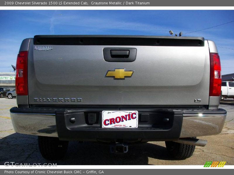 Graystone Metallic / Dark Titanium 2009 Chevrolet Silverado 1500 LS Extended Cab