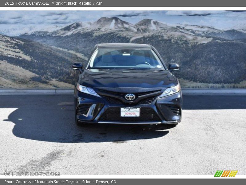 Midnight Black Metallic / Ash 2019 Toyota Camry XSE