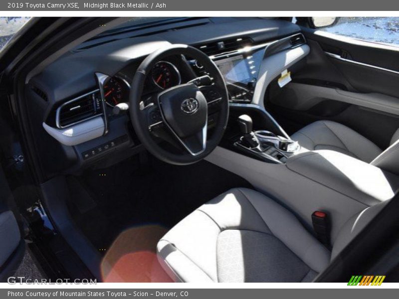 Midnight Black Metallic / Ash 2019 Toyota Camry XSE